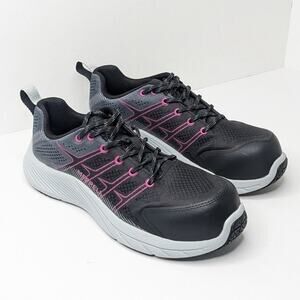 Merrell Moab Flight Safety Toe Sneakers, Black, Women's 8